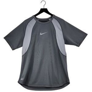 Nike Performance Mens Tshirt Medium Gray Colorblock Training Gym Activewear Mesh